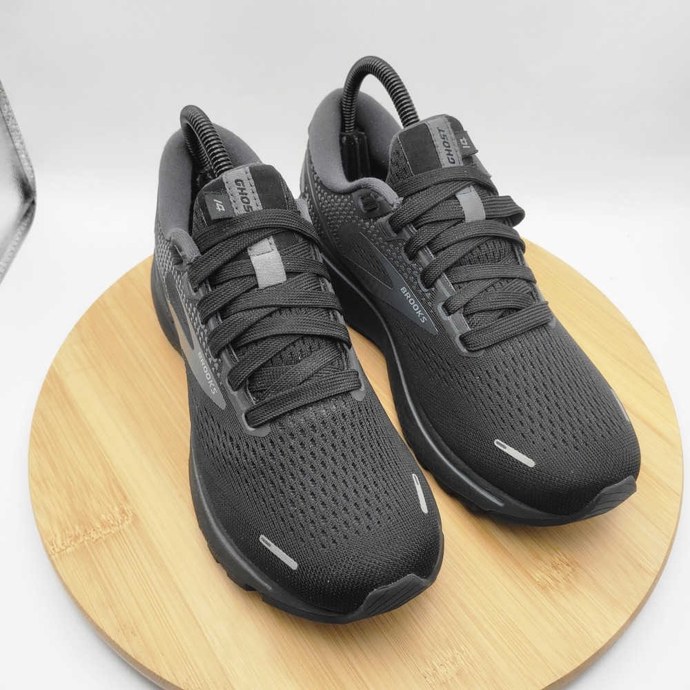 Brooks Ghost 14 Mens Running Shoes Black Ebony 1103561D020 Size 8.5